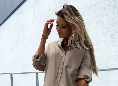 Les chemises oversize pour femme : le retour à la mode 19 tunique longue en jersey